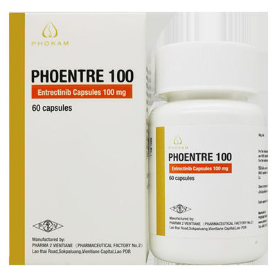 Entrectinib 100mg*60 Capsules for NTRK Fusion Solid Tumors