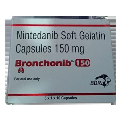 acheter Nintedanib Bronchonib 150 mg Médicaments pour le traitement du cancer 10 capsules 3 assiettes online manufacture
