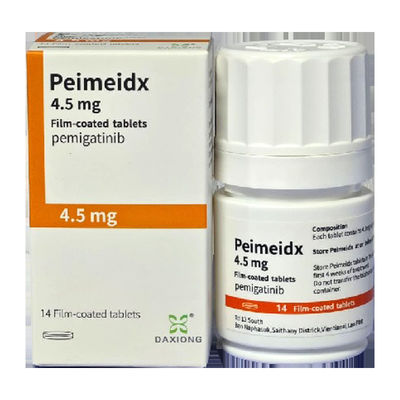 Incyte、Innovent Pemigatinib IBI-375、INCB-054828、INCB-54828 Peimeidx   4.5mg*14 tablets Intrahepatic bile duct carcinomafor stage 1 2 3 cancer