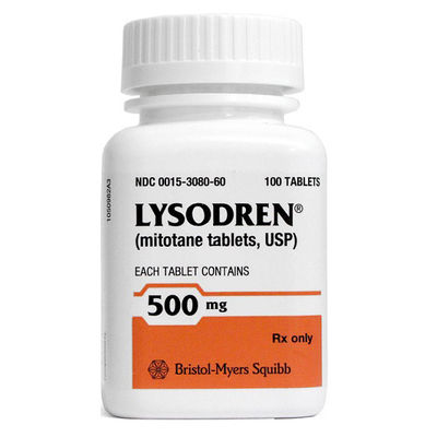 Tlph、BMS Mitotane Lysodren 500mg*100 comprimés Carcinome corticosurrénalien pour cancer de stade 1, 2, 3
