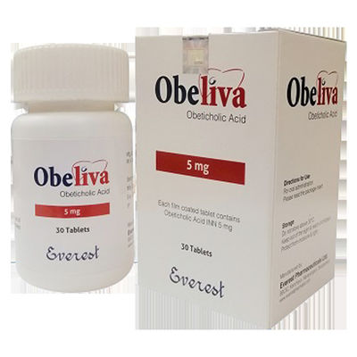 Everest、Tlph、Acide obéticholique 6-ECDCA、INT-747 Obetix  5mg*30 comprimés Cholangite biliaire primitivepour stade 1 2 3 cancer